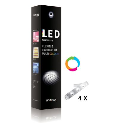 11136  Fluid Multi-Colour Kit 4x12 LED Flexible Strip